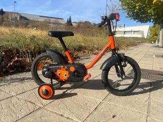Bicicleta infantil 14 Btwin naranja