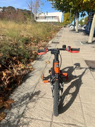 Bicicleta infantil 14 Btwin naranja