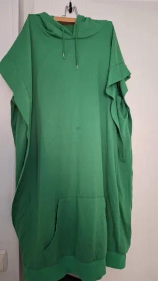 Vestido Sudadera Verde