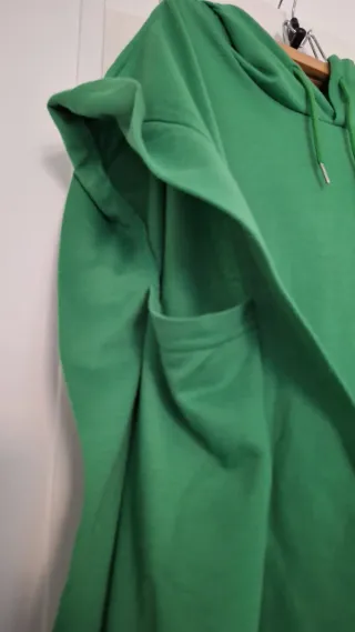 Vestido Sudadera Verde