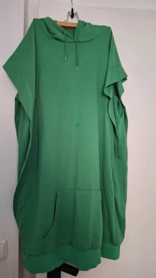 Vestido Sudadera Verde