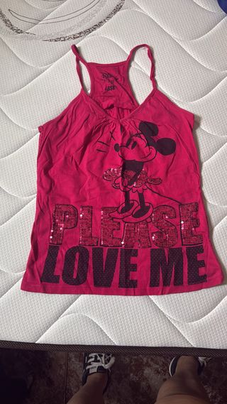 Camiseta Disney Minnie Mouse Lentejuelas