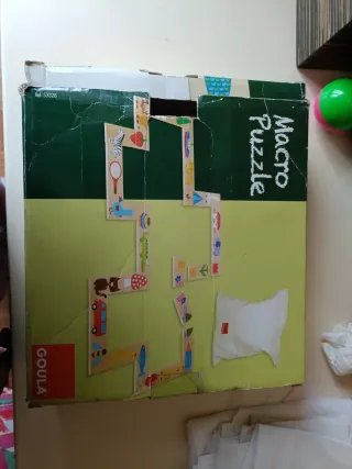 Puzzle madera Goula Macro 28 piezas 1+