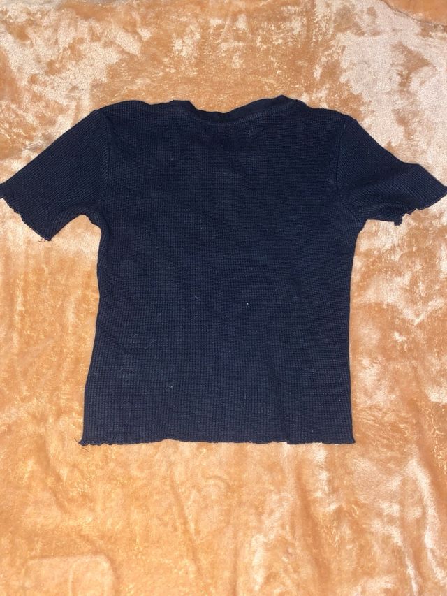 Top Básico Negro Pull&Bear XS