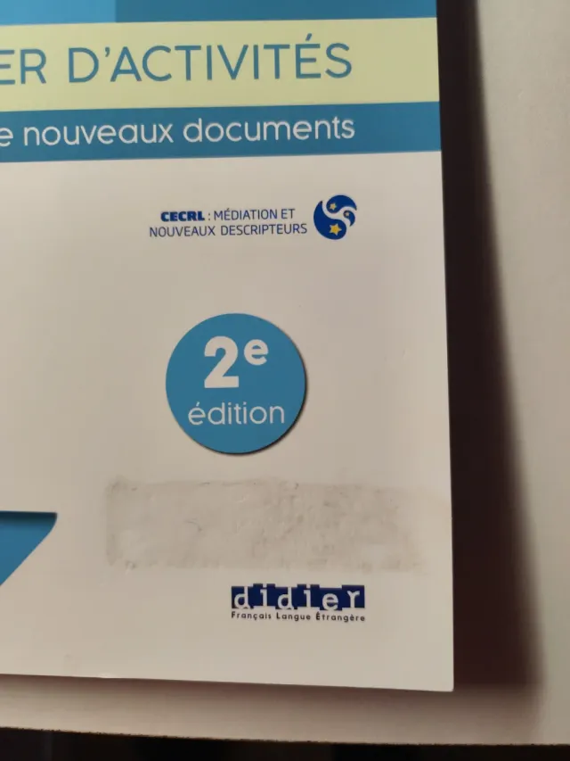 EDITO A2 CAHIER D'EXERCICES ED22