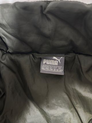 Chaqueta Puma verde talla M