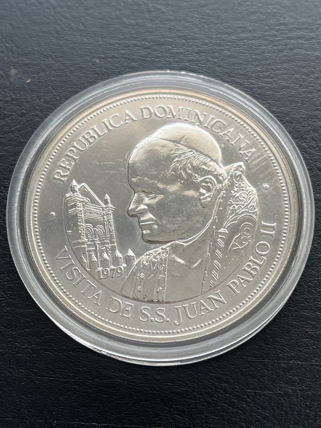 República Dominicana 25 Pesos Plata