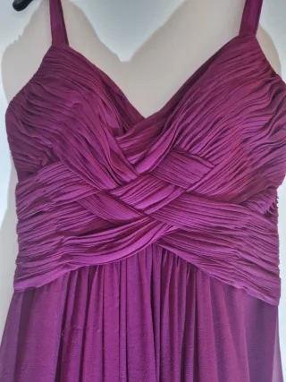 Vestido largo morado elegante Marca Studio Classic