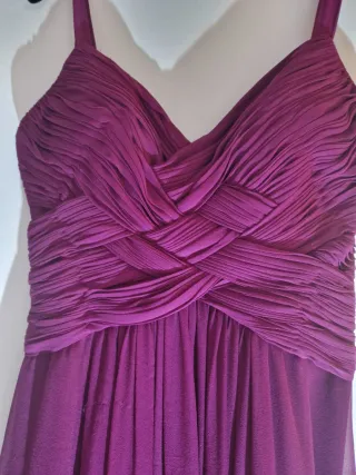 Vestido largo morado elegante Marca Studio Classic