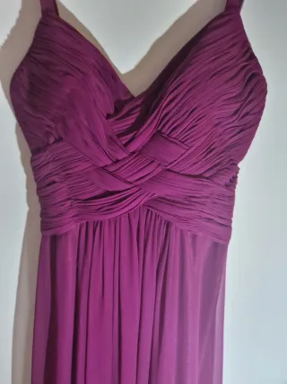 Vestido largo morado elegante Marca Studio Classic