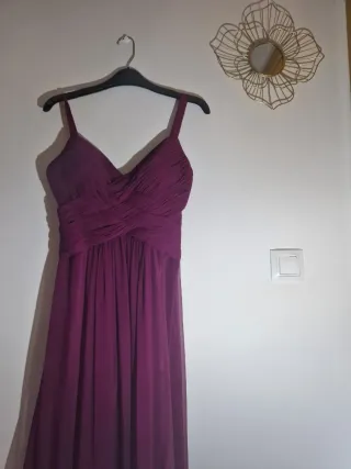 Vestido largo morado elegante Marca Studio Classic