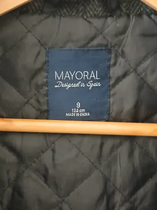 Casaco infantil lã cinza Mayoral