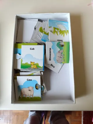 Puzzle Animales y sus Crías 40 Piezas Inglés