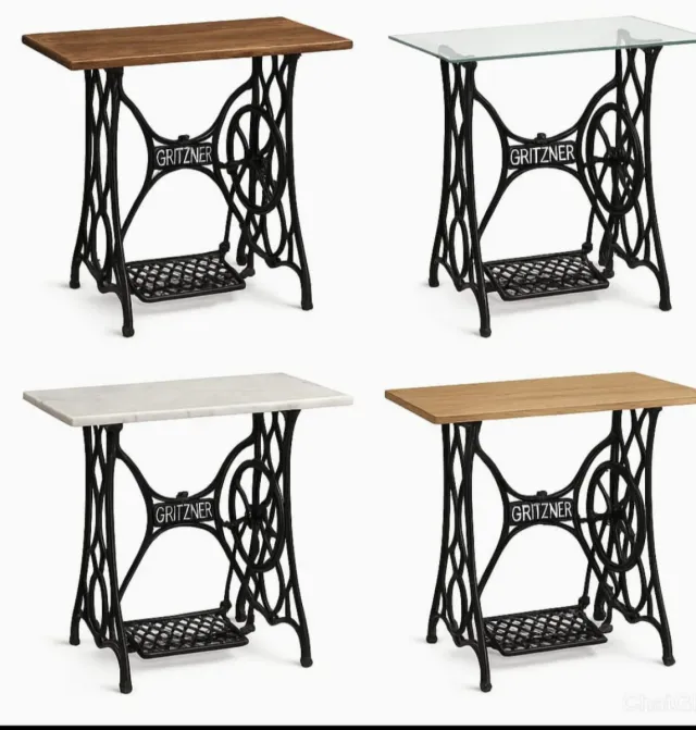 Base Máquina Coser Antigua Hierro Fundido GRIZNER 