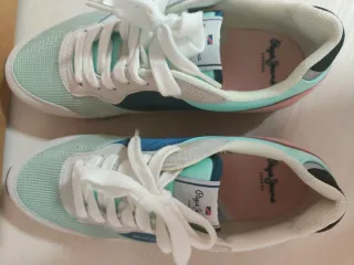 Zapatillas Pepe Jeans Mujer Azul Rosa