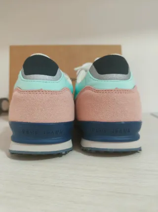 Zapatillas Pepe Jeans Mujer Azul Rosa