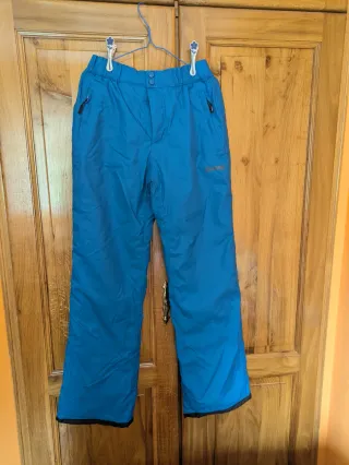 Pantalón esquí nieve talla L azul