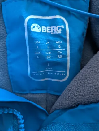 Pantalón esquí nieve talla L azul