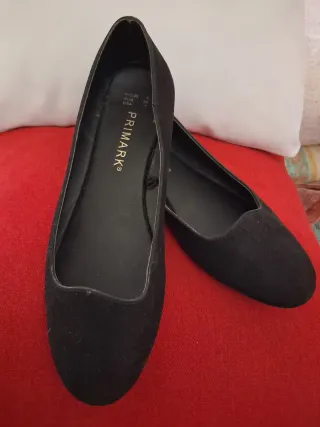 Bailarinas negras terciopelo T38