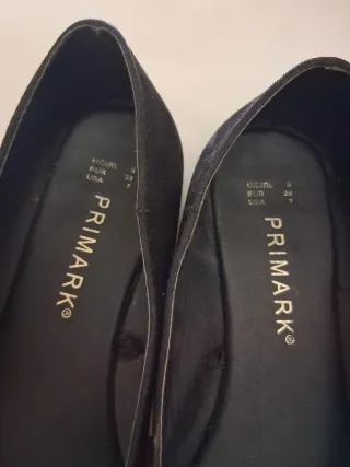 Bailarinas negras terciopelo T38