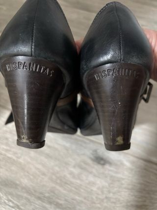 Zapatos Hispanitas Talla 40 Negro/Marrón