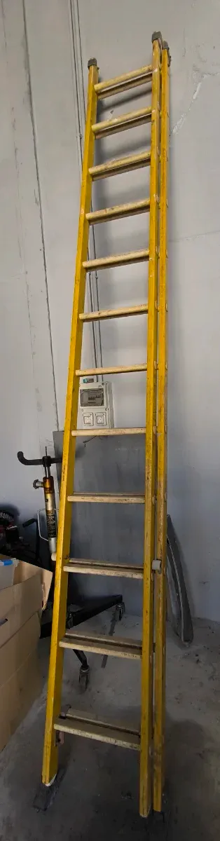 Escalera de fibra, 2 cuerpos