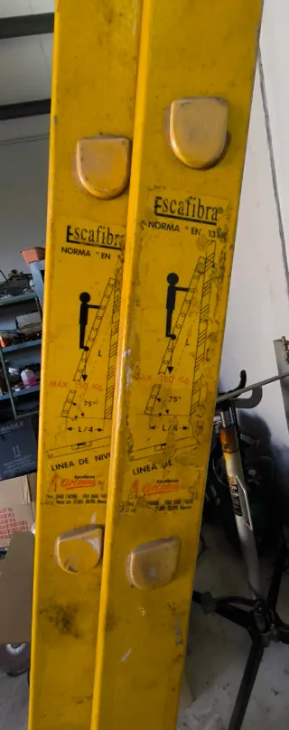 Escalera de fibra, 2 cuerpos