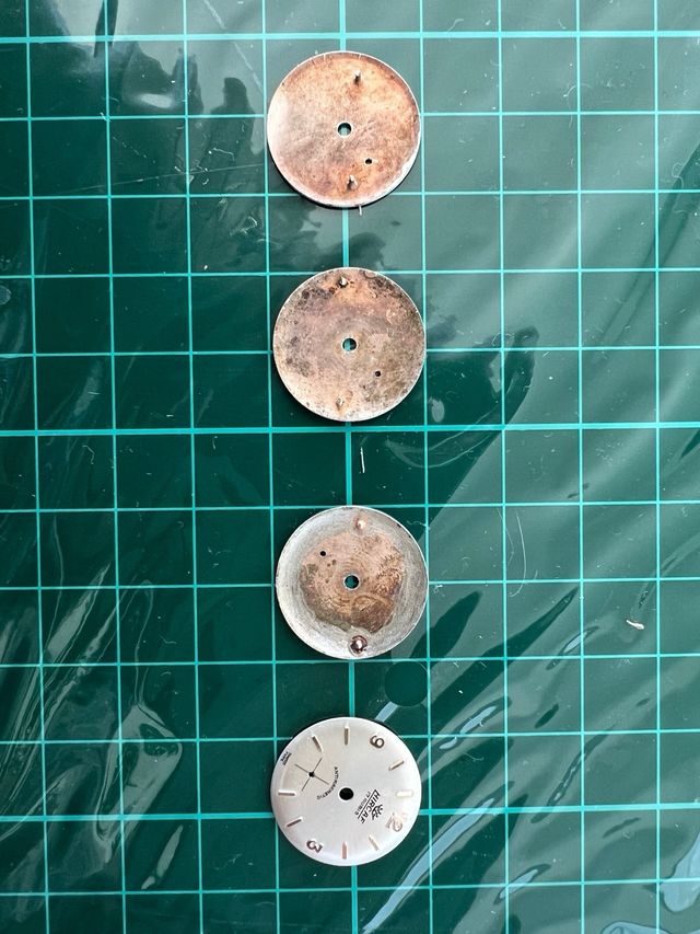 Gemelli Hircaf 17 rubis quadrante originale