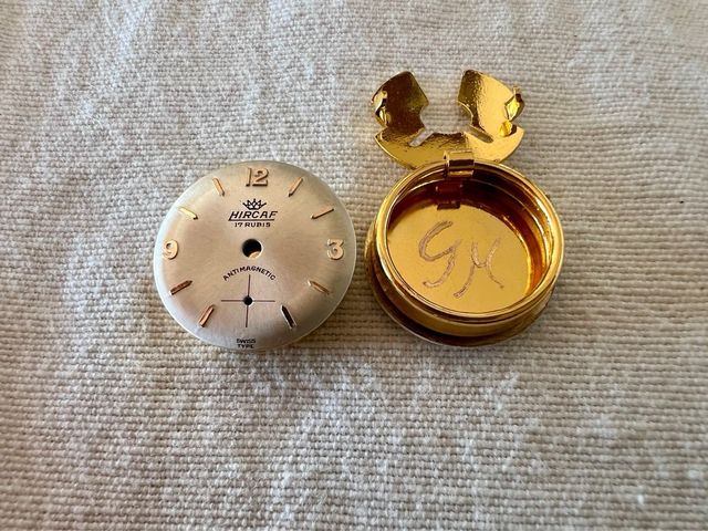 Gemelli Hircaf 17 rubis quadrante originale