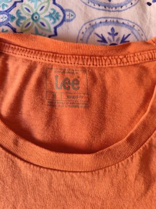Camiseta Lee Hombre Naranja
