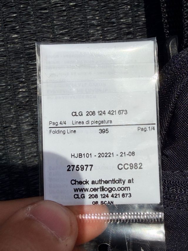 Riñonera Emporio Armani Negra