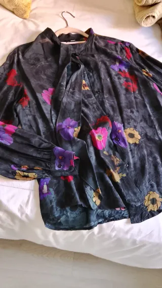 Camisa Diesel flores mujer talla S