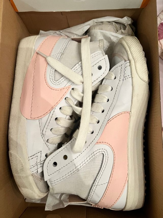 Botines Nike Blanco Rosa Talla [Talla]