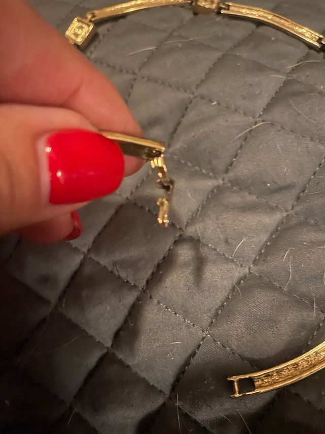 Parure vintage 4 pezzi bigiotteria color orop