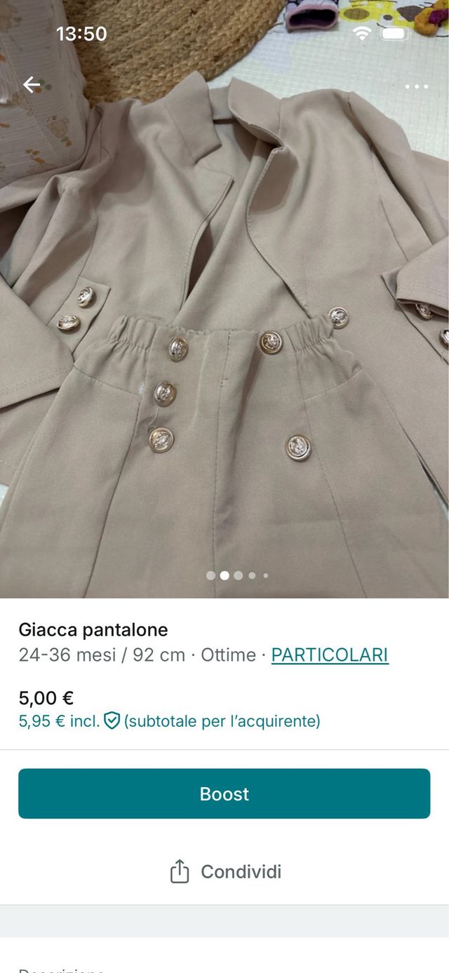 Giacca e pantaloni bambina 24-36 mesi