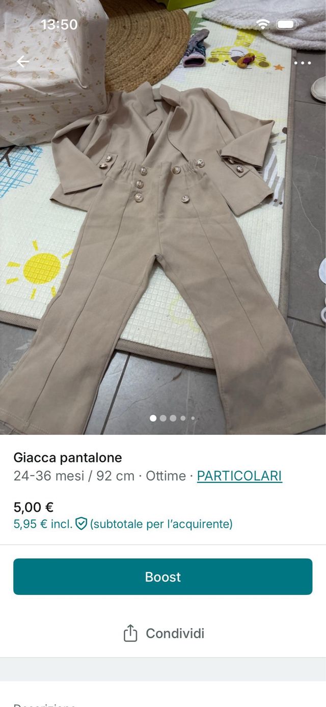 Giacca e pantaloni bambina 24-36 mesi