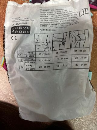 Protecciones Decathlon Talla 2XS