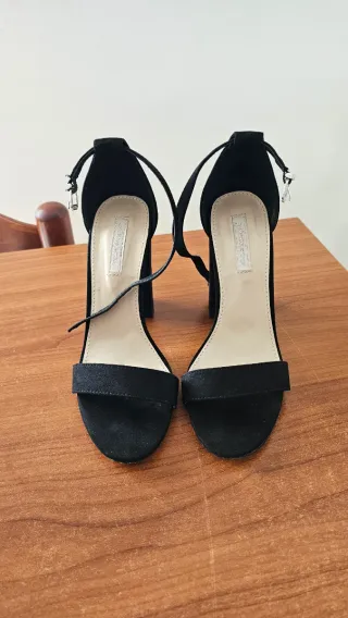 Sandali tacco neri, numero 36