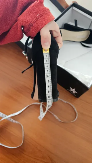 Sandali tacco neri, numero 36