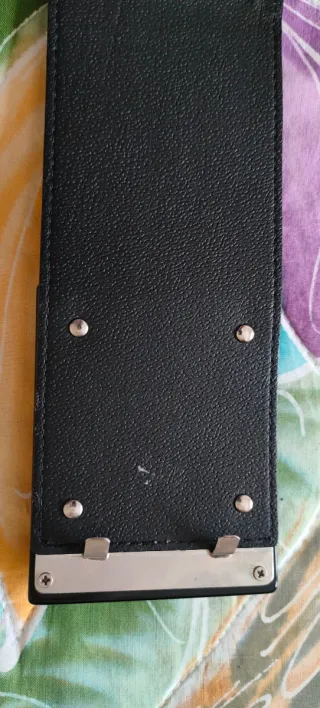 Cintura gioiello nera elasticizzata