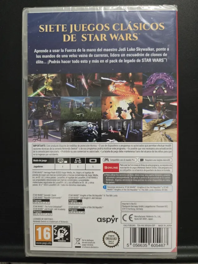 Star Wars Heritage Pack Nintendo Switch CARTUCHO