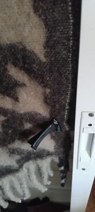 Bufanda suave con estampado pata de gallo