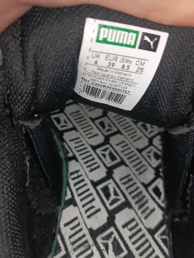 Zapatillas Puma Mujer Negras