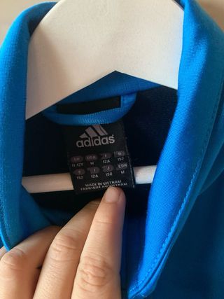 Chaqueta Adidas niño azul