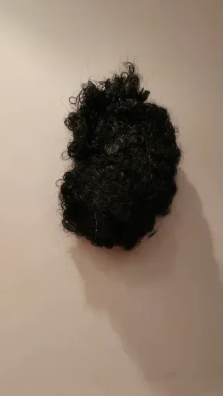 Lote 3 pelucas disfraz (negra, rubia, naranja)