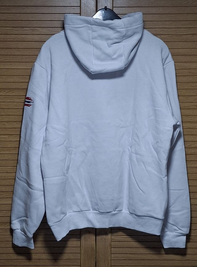 Sudadera Geographical Norway Blanca Estampada