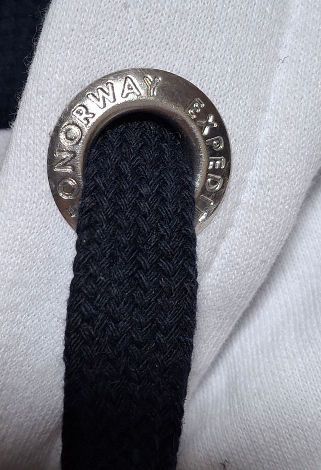 Sudadera Geographical Norway Blanca Estampada