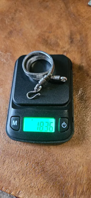 Bracciale snake argento 925 punzonato