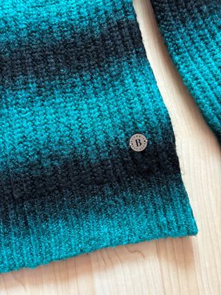 Jersey Brownie rayas verde y negro