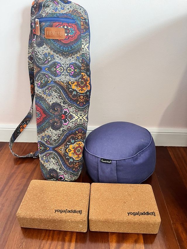 Kit Yoga: Bolster, Bloques y Bolso